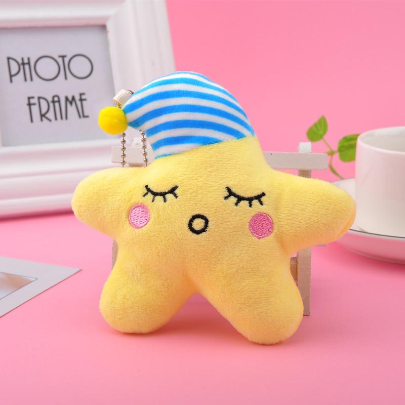 Kawaii 10cm Urocza Kreskówkowa Pluszowa Zabawka Gwiazda Księżyc Słońce Lalka Urocza Wypchana Piękny Prezent dla Dzieci Niemowlaka