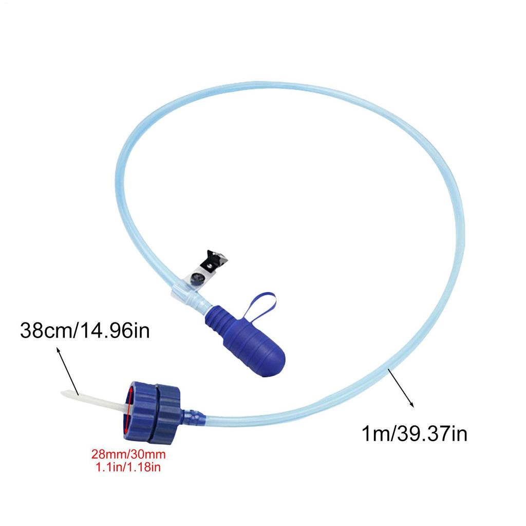 100cm Trinkschlauch für Wasserflasche Trinkschlauch Hydrationsblase Reservoir Pack Rucksacksystem Schlauchset für Bootfahren Camping Angeln Radfahren