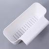 Swan Strainer Drying Storage Basket Sponge Holder Sink Organizer Drain Rack Corner Shelf