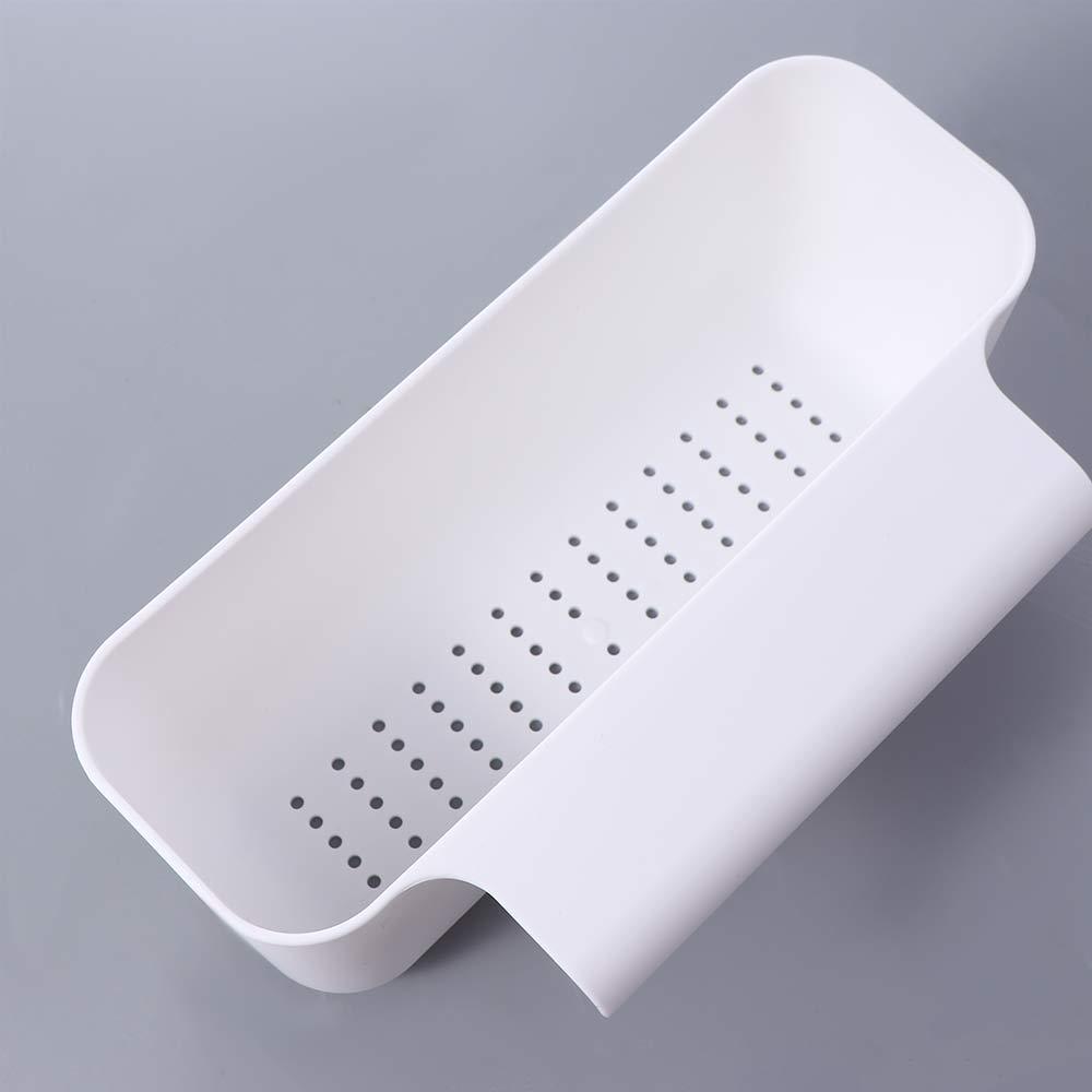 Swan Strainer Drying Storage Basket Sponge Holder Sink Organizer Drain Rack Corner Shelf