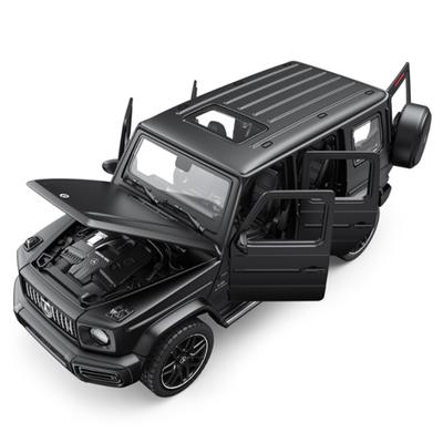 1/32 Benzs-G63 G63 SUV Alloy Car Model Diecast Metal Off-road Vehicles Car Model Simulation Sound Light Collection Kids Toy Gift