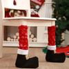 1-20PCS Christmas Chair Leg Covers Santa Boot Style Decoration for Home Dining Room Holiday Party Ornament Christmas Decor