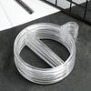 10PCS Circle Shape Coat Hanger Multifunctional Scarf Belt Tie Clothes Display Slots Holder Organizer Space Saving