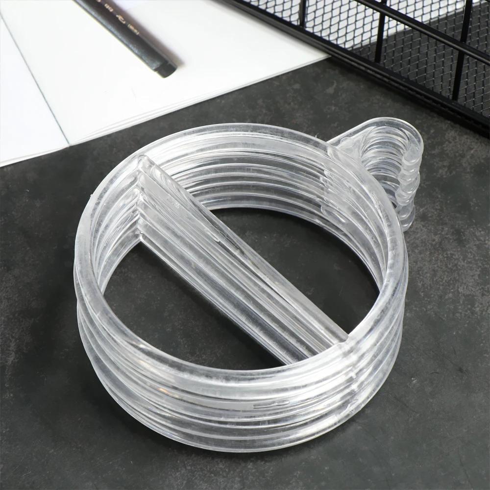 10PCS Circle Shape Coat Hanger Multifunctional Scarf Belt Tie Clothes Display Slots Holder Organizer Space Saving