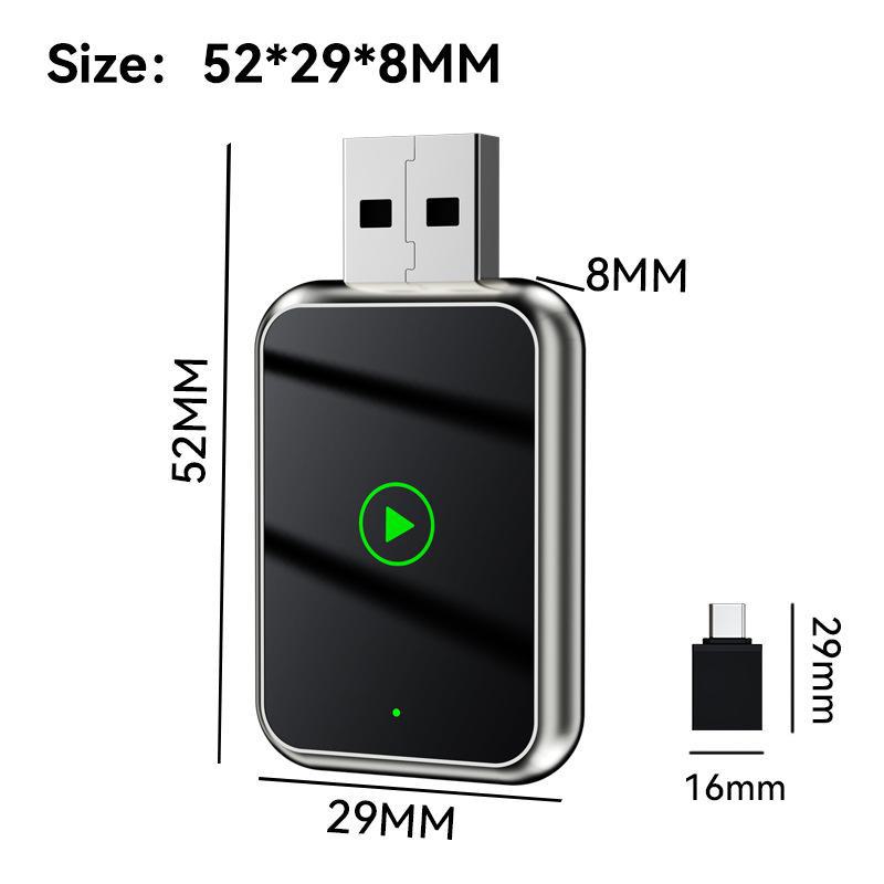 "Araba Entegrasyonu için Kablosuz Android Auto ve CarPlay Akıllı Modülü"