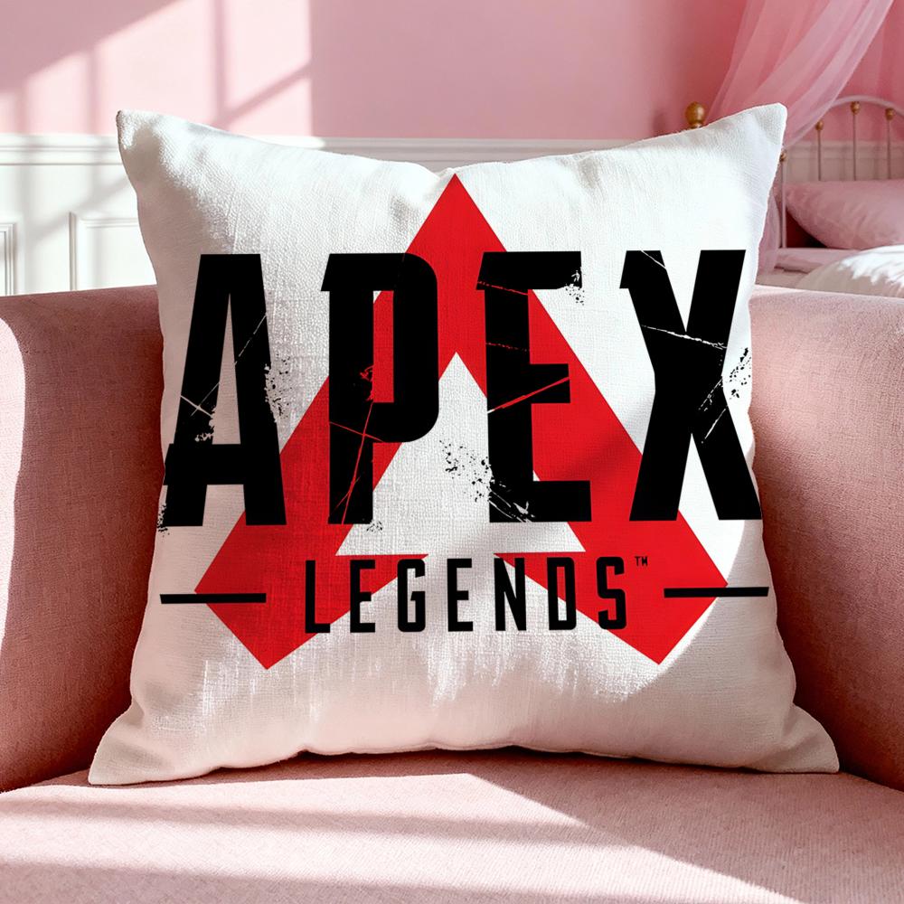 Game AApex Legends Cushion Cover Breathable Linen Pillowcase Summer Odorless EcoFriendly Invisible Zipper Washable