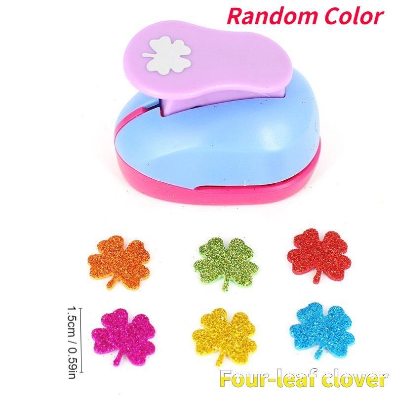 1PC Random Color 1.5cm Scrapbook Punches Paper Cutter Card Craft Printing DIY Handmade Material Paper Cutter Embossing Sharper