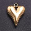 6pcs/Lot Mutlistyle Stainless Steel Heart Charms For Jewelry Making Supplies Sun Dragon Three-Dimensional Love Pendant Breloques