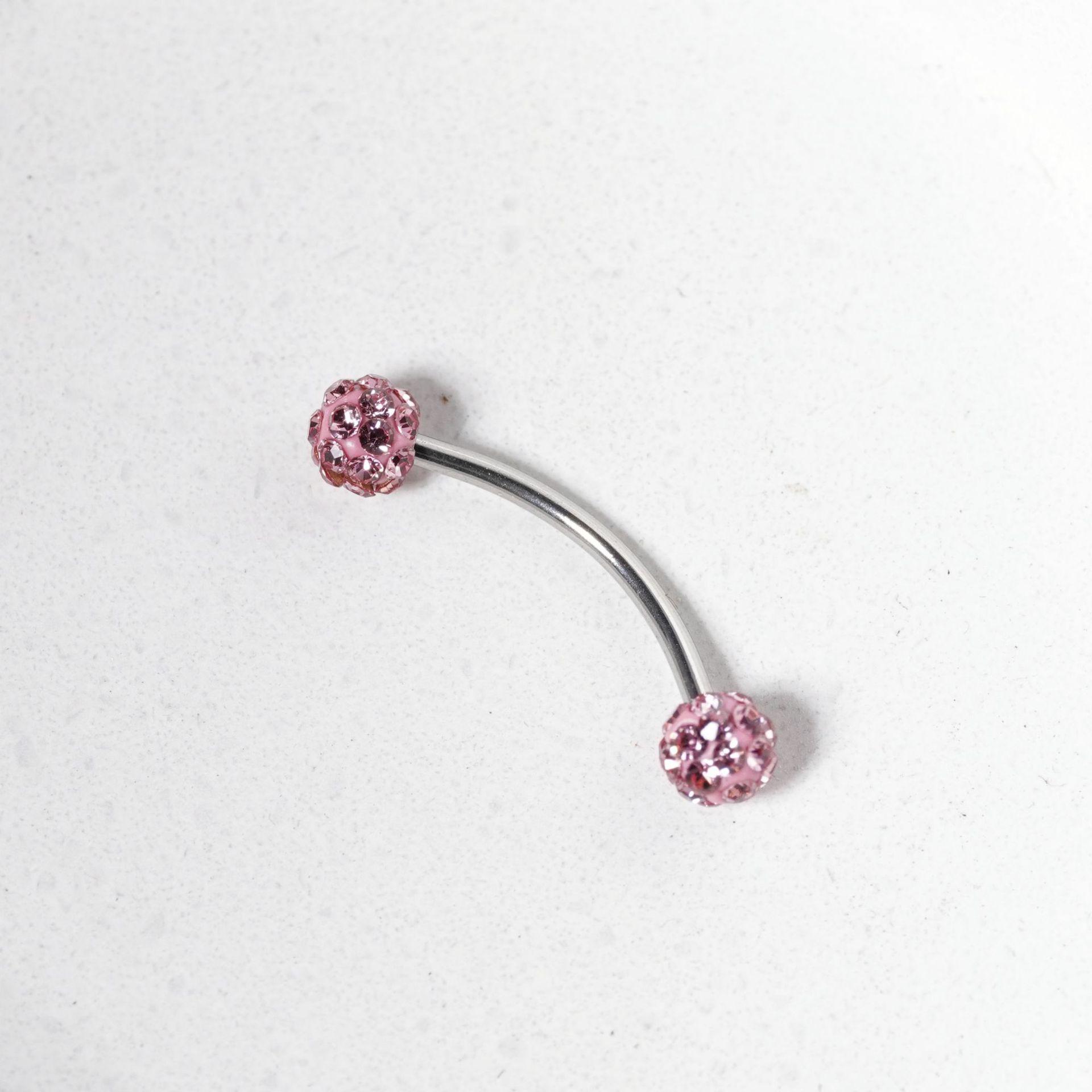 

Stainless Steel Flash Eyebrow and Lip Piercing Jewelry 1.2*14mm