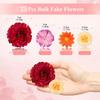 25Pcs 5cm Color Mix Silk Rose Daisy Artificial Flower Bulk for Diy Crafts Wreath Home Wedding Party Hair Cap Dress Decorations