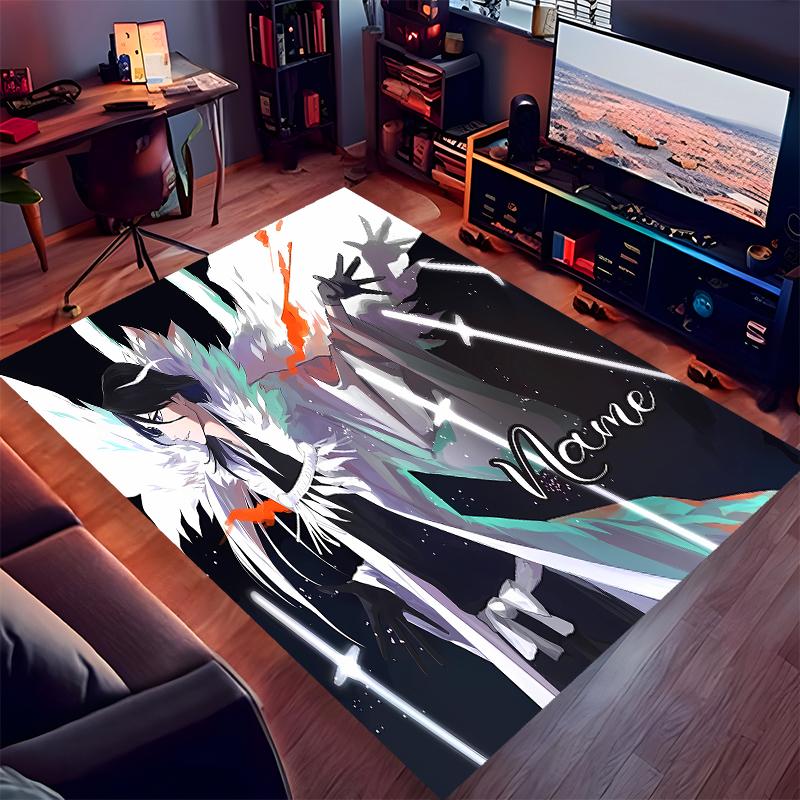 Custom personalization Byakuya Kuchiki Print Area Rug - Soft, Washable Non-Slip Indoor Mat,Living Room,Home&Office Decorative Rug
