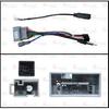Car Radio Fascia Frame For Honda CR-Z 1 CRZ 2010-2016 9 Inch 2DIN Stereo Panel Wire Harness Connector Power Cord Cable Adapter