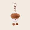 Toast Carrots Bread Vegetables Plush Keychain Toy Pendant Cartoon Doll Gift