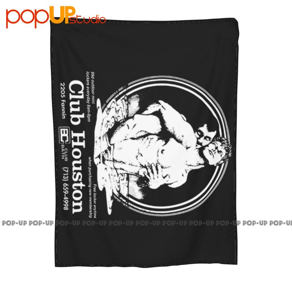 Club Houston Bath House Cruising Ultra-Soft Blanket Quilt Winter Sofa Cover Bed Covers