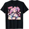 Anime Waifu Cute Anime Manga Cat Girl Sweet Retro Japan T-Shirt