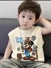 Boys' Cartoon T-shirt, Thin Summer 2026 Style, Toddler Top, Stylish Baby Vest Tee