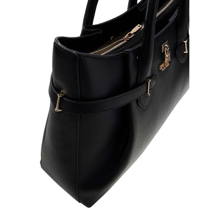 GUESS Sac à main noir pour femme - Yesba Girlfriend Satchel Bag 333130