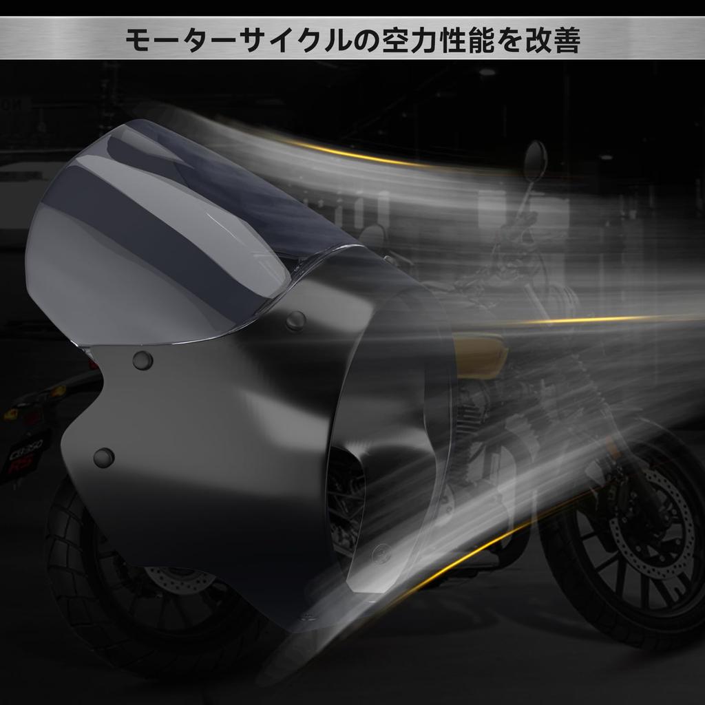 VIPIH Honda cbr250 motocykl bikini uniwersalny wysoki nacisk wiatru do miejskiego nadwozia niestandardowy modny błyszczący czarny przezroczysty szary GB350/GB350S