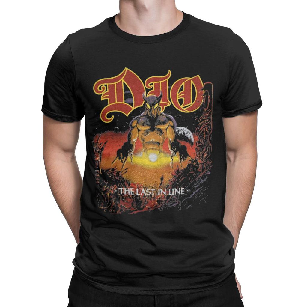 Tricou Unic Dio The Last In Line Tour pentru Bărbați Gât Rotund 100% Bumbac Tricou cu Mânecă Scurtă Îmbrăcăminte Mărimi Mari