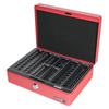 Cash Box - HMF - 208-03 - Red - 25 X 18 X 9 Cm - 1.3 Kg