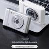 4K Mini HD digitální fotoaparát: Kompaktní fotoaparát základní úrovně s vysokým rozlišením pro studenty a cestování