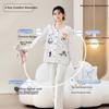 Miiow Combed Cotton Simple Dog Print Lazy Style Long Sleeve Pajamas 2025 New