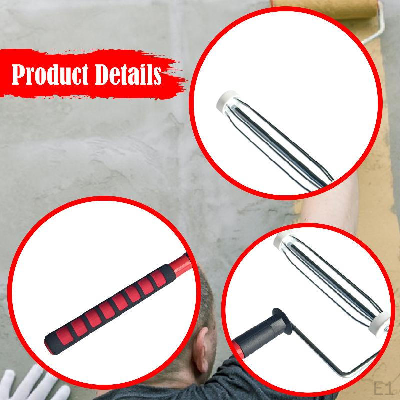 Paint Roller Frame 9 Inch Painting Supplies Household Tool Adjustable Telescopic Handle Ergonomic