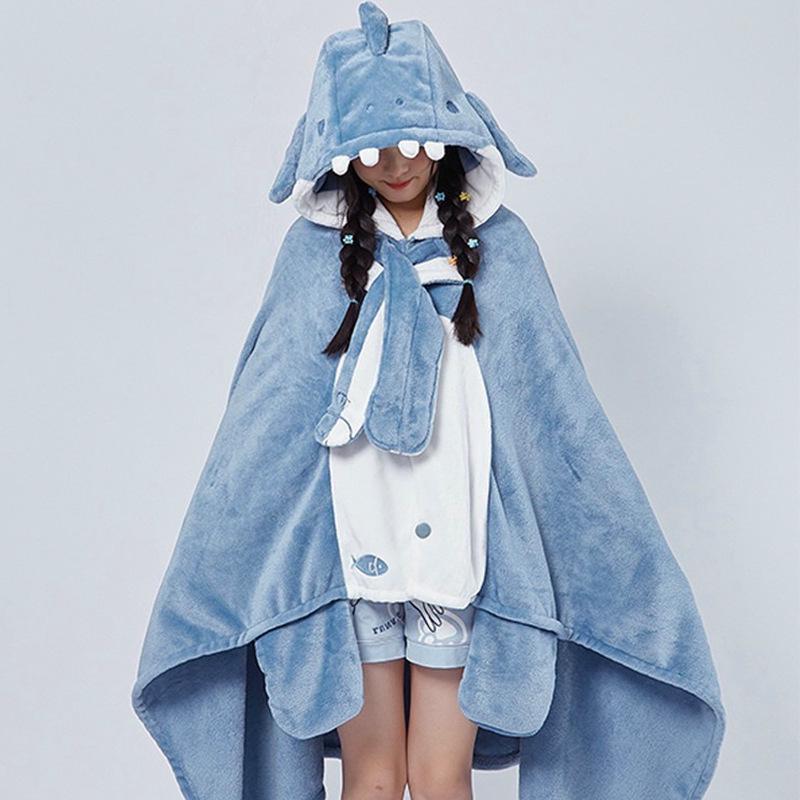 Capybara Cozy Cape: Journey Shawl & Blanket Cloak