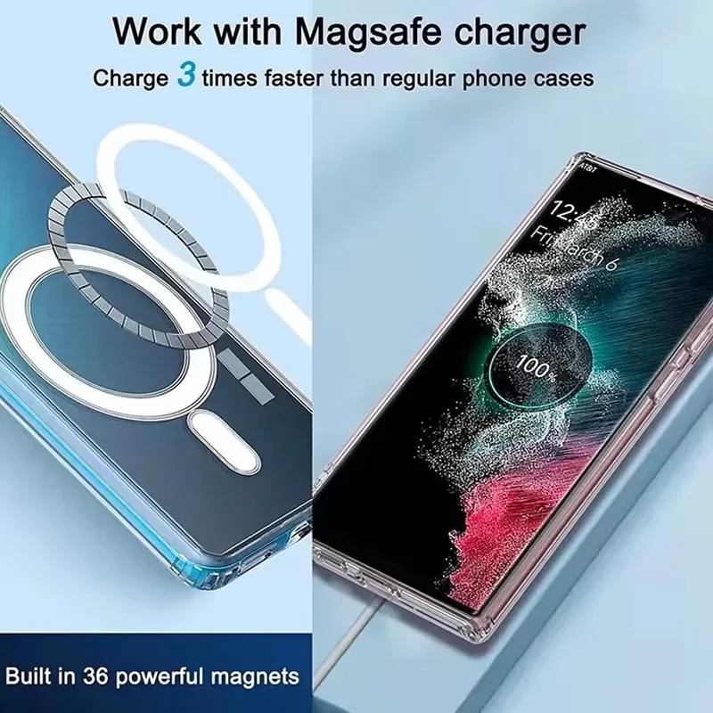 Magnetic Case For ZTE Nubia Z60 Ultra Wireless Charging Back Cover Case for Z60 Ultra