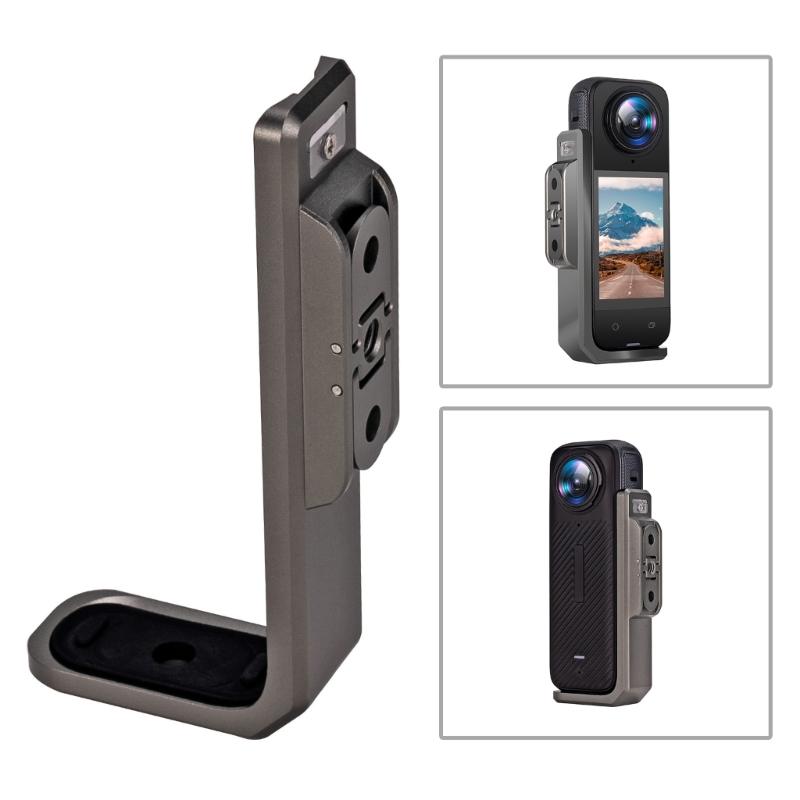 Vertical Horizontal Mount Frame 90 Degree Aluminum Metal Bracket for 360 X4 Action Camera Mounting Solution