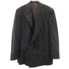 Made In Italy Double Tailored Jacket 50 Charcoal Gray Men's Used