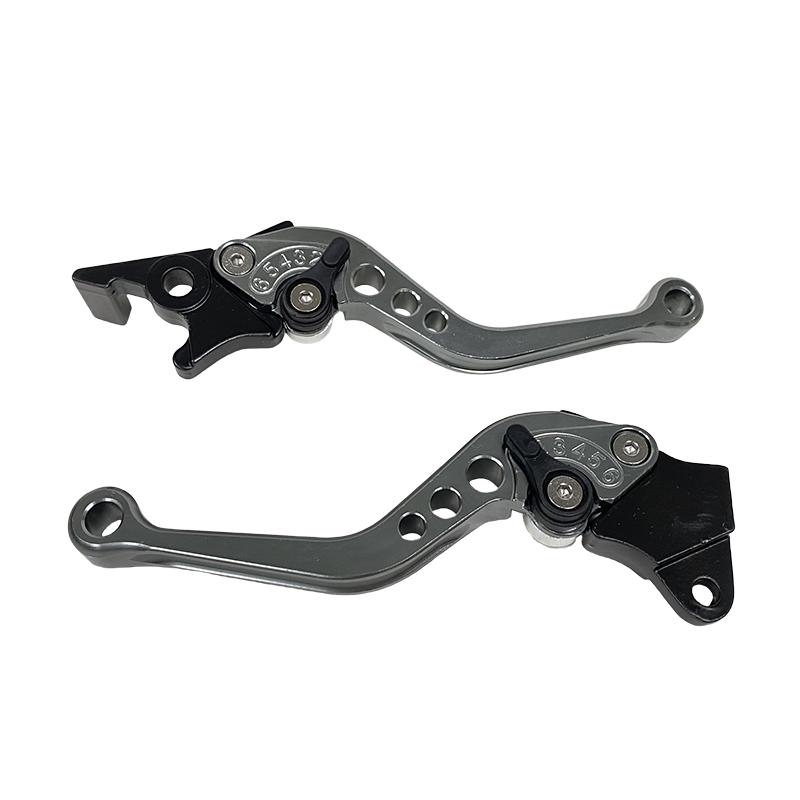 Universal Motorcycle Clutch Brake Levers Motorcycle Accessories Modified Horn Adjustable Hand Drum Lever GY6 Modification CNC Throttles 2