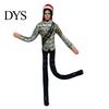 Cute Decorative Room Ornament Dance Star Plush Doll, Bendable Doll with Wire Armature, Posable Wireframe Stuffed Figure for Desk Display, Collectible