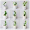 Creative Glass Cactus Ornament Mini Desktop Plant Decor for Office Home Handcrafted Decorative Flower Gifts for Plant Lovers & Desk Accessory