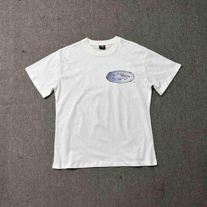 New High Street Corteiz Alcatraz Fun Letter Print Men's and Women's Casual Short Sleeve T-Shirt