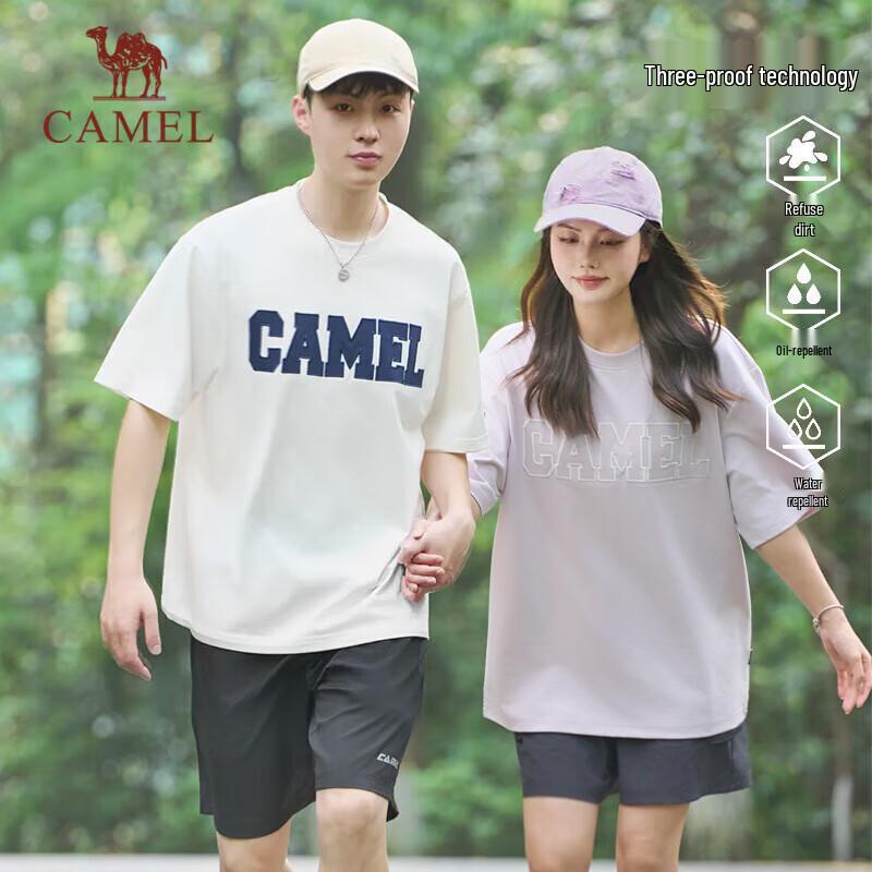 CAMEL Unisex 3-Proof Breathable Short Sleeve Tee