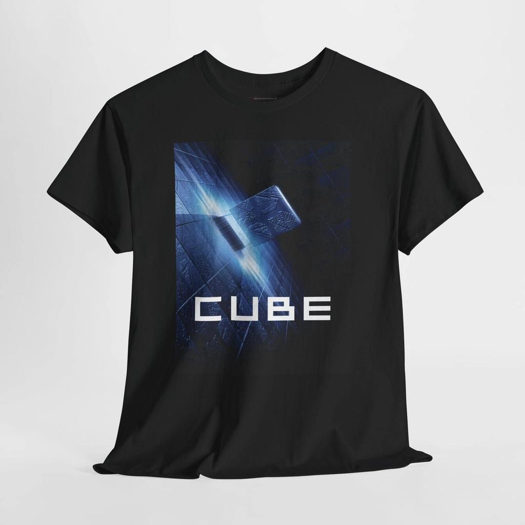 Cube 1997 Retro Movie Poster Horror Unisex Graphic T-Shirt
