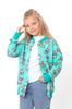 Bomber Jacket (girls) – Stylish Print, Soft Double-Knit Fabric, Casual Wear, Any Season, 6404-055-5 HC