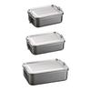 Leakproof Stainless Steel Lunch Container Bentos Box Lunch Box Leakproof Bentos Container for Travel Work and School