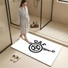 D-A-F Trucks Brand Floor Mat Diatomite Bath Mat – Highly Absorbent, Non-Slip, Quick-Drying Bathroom Rug
