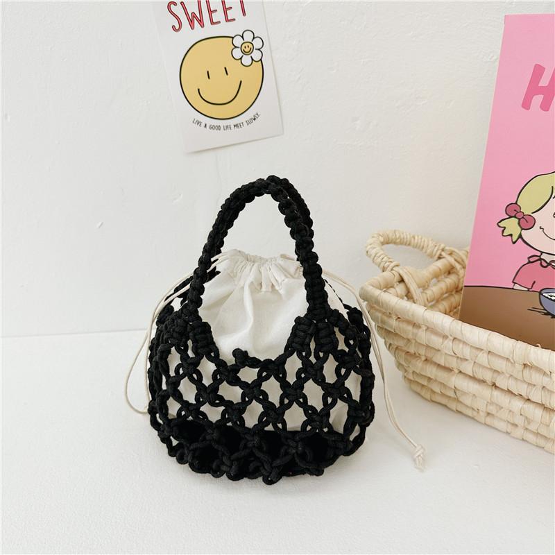 

Stylish Handwoven Cotton Linen Shoulder Bag For Kids With Cute Design And Versatile Use