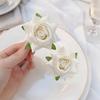 4Pcs Rose Hair Clips Bridal Wedding Party Hair Accessories Women Elegant Floral Hair Ornaments Special Occasions Daily Styling
