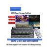 4K HDMI KVM Switch: Seamless 4-in-1 USB Keyboard/Mouse Synchronization