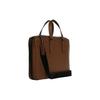Coach Graham 39 Letter Logo Multi-Slot Zipper Closure Detachable Shoulder Strap Leather Briefcase Tote Crossbody Bag Large Men Bags C8170-QBSD