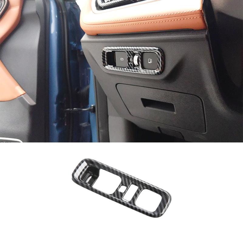 For Jetour Shanhai L7 X70 PLUS 2024 2025 2026 ABS CarbonFiber Car Headlamp Adjust Switch Button Cover Trim Interior Accessories