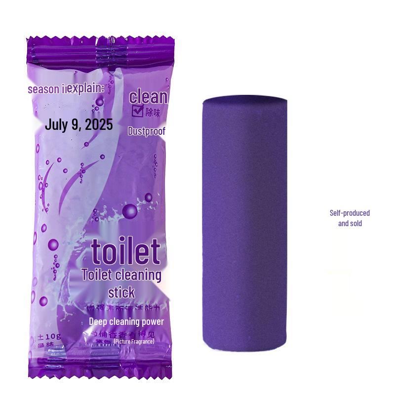 Large Capacity Blue Toilet Cleaning Stick with Deodorizing and Sterilizing Properties