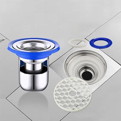New Stainless Steel Floor Drain Core U-type Deodorant Bathroom Sewer Drain Insect Proof Sealed Floor Drain Sewer Drain