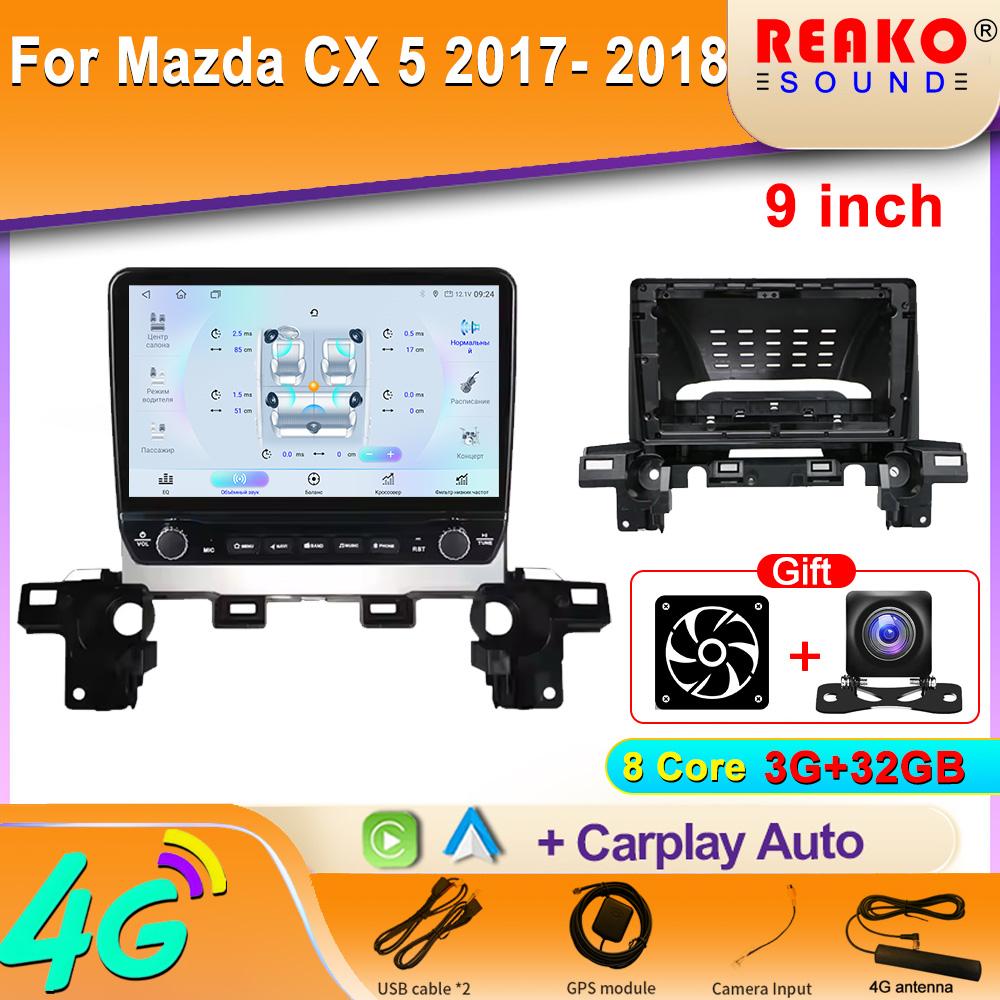 Android For Mazda CX 5 2017- 2018 Car Radio Carplay Navigation GPS Stereo Auto Screen Bluetooth Multimedia Player