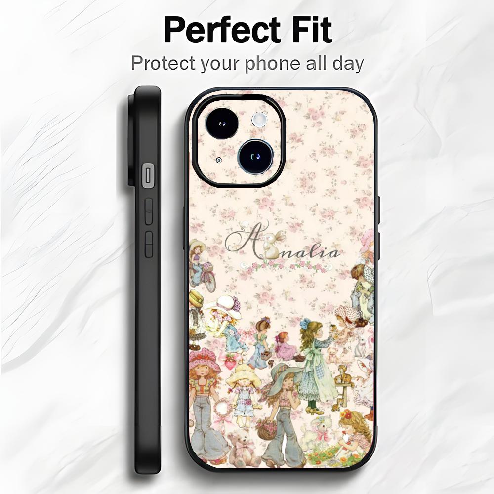 Sarah Kay Girls Cute Art Phone Case Phone Case Soft Packaging Lightweight For iPhone17 16 15 14 13ProMax