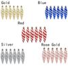 Decor Home Decoration DIY Xmas Pendant Plastic Pendants Spiral Thread Christmas Tree Ornaments